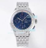 BLS Factory Breitling Premier Chronograph 42 Stainless Steel Blue Dial Watch